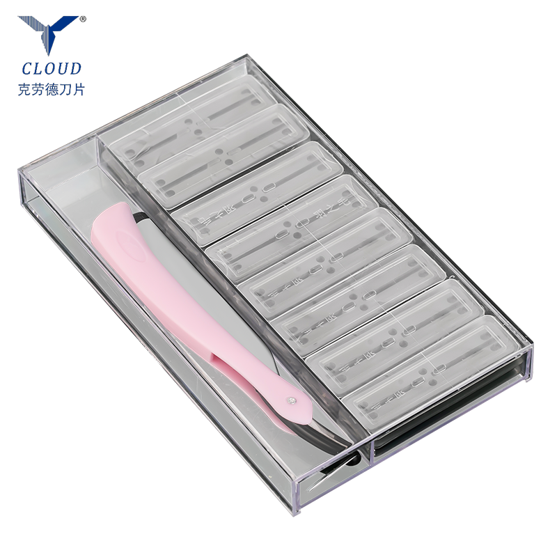 ওয়েট এবং ড্রাই শেভার স্ট্রেইট রেজার সেট