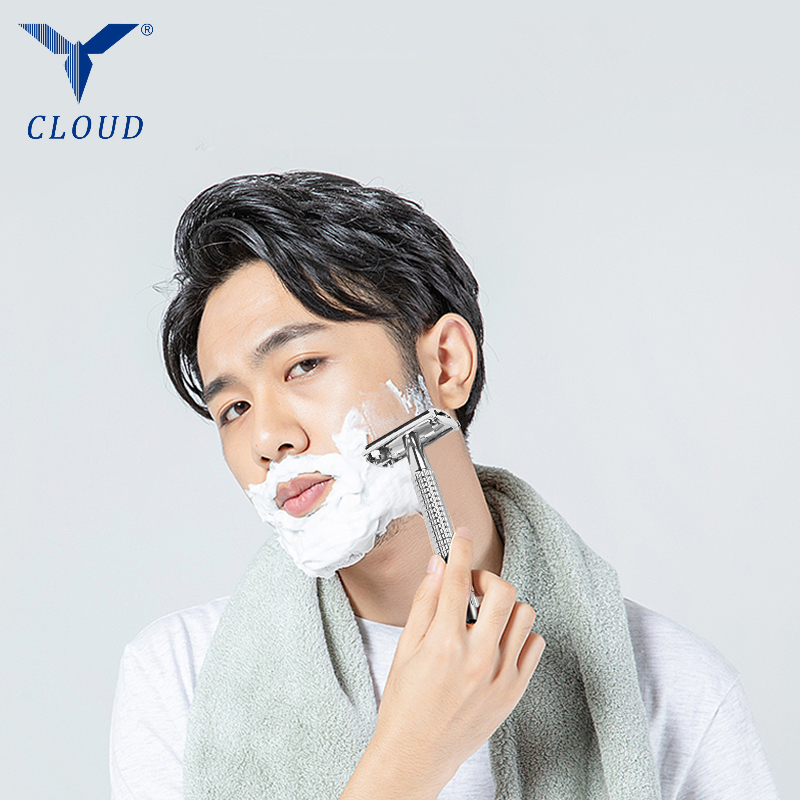 74 স্টেইনলেস স্টীল ডাবল এজ টুইস্ট ওপেন টি-আকৃতির ম্যানুয়াল রেজার