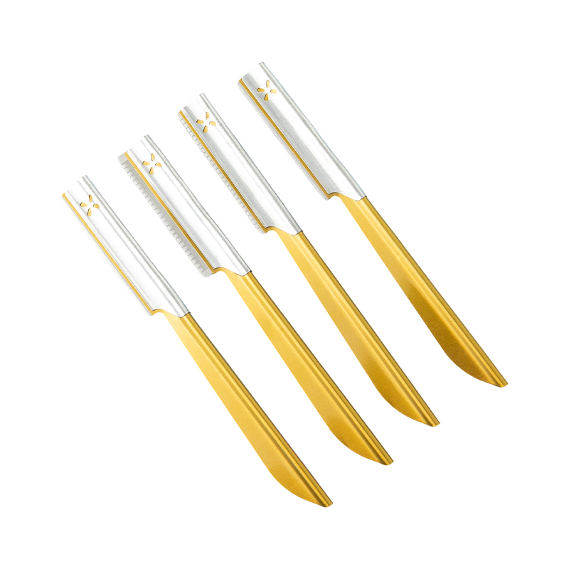 অ্যান্টি-স্লিপ গ্রিপ সহ ভ্রু এবং ফেস ট্রিমার রেজার