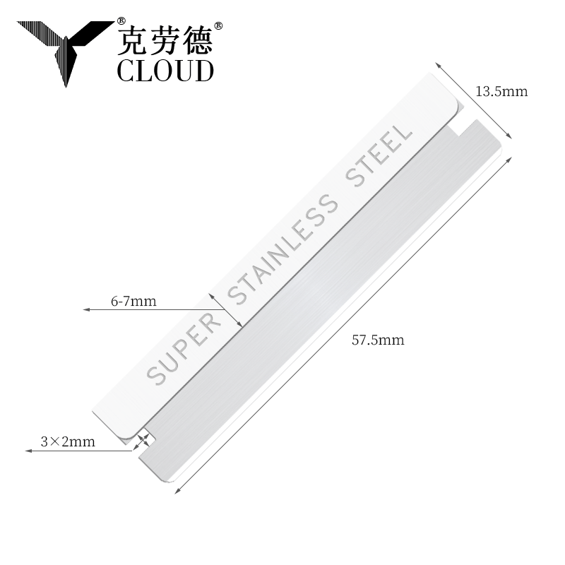 একক প্রান্ত ঢেউতোলা রেজার ব্লেড