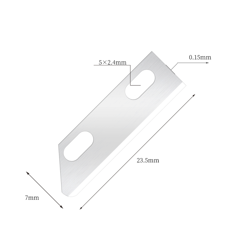 পোর্টেবল আল্ট্রা-মসৃণ স্টেইনলেস স্টীল শেপিং রেজার ব্লেড