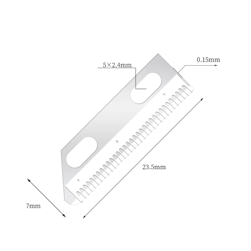 পোর্টেবল আল্ট্রা-মসৃণ স্টেইনলেস স্টীল শেপিং রেজার ব্লেড