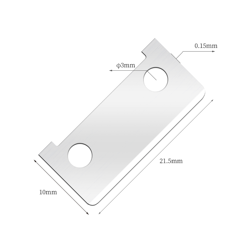একক-পার্শ্বযুক্ত কাটিয়া প্রান্ত স্টেইনলেস স্টীল ভ্রু রেজার ব্লেড