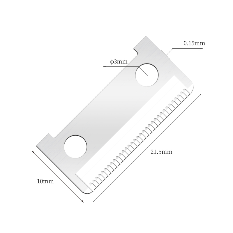 একক-পার্শ্বযুক্ত কাটিয়া প্রান্ত স্টেইনলেস স্টীল ভ্রু রেজার ব্লেড
