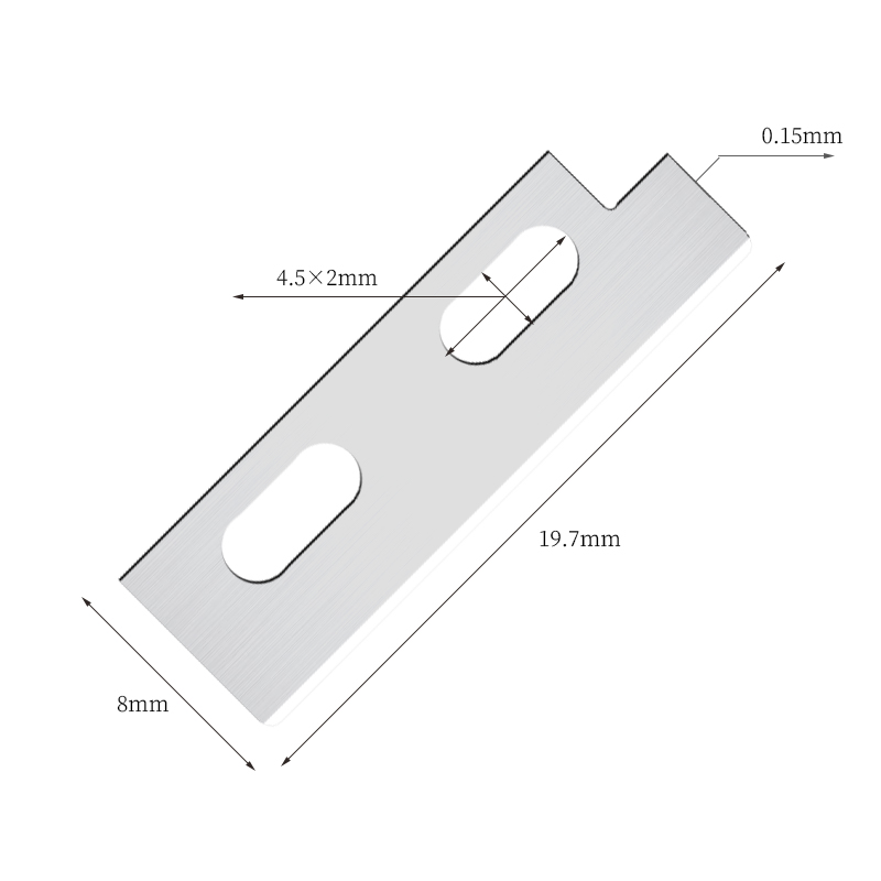 স্পষ্টতা তীক্ষ্ণ স্টেইনলেস স্টীল ভ্রু শেপিং ছুরি ব্লেড