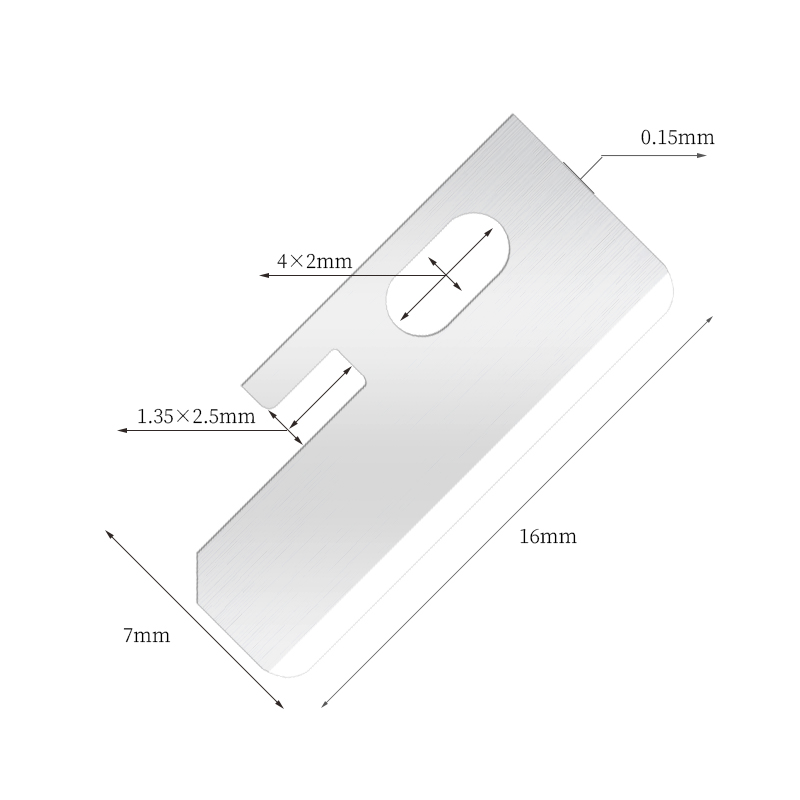 স্পষ্টতা তীক্ষ্ণ স্টেইনলেস স্টীল ভ্রু শেপিং ছুরি ব্লেড
