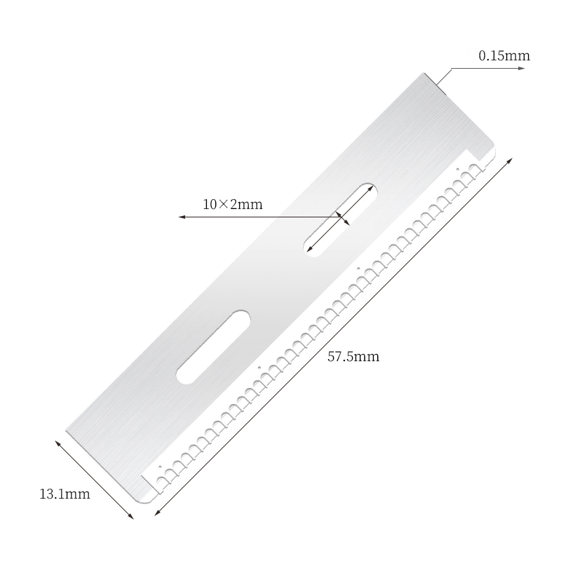 টেকসই পুনঃব্যবহারযোগ্য স্টেইনলেস স্টীল ভ্রু কাটিং ব্লেড