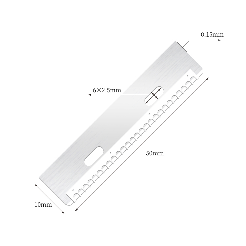 টেকসই পুনঃব্যবহারযোগ্য স্টেইনলেস স্টীল ভ্রু কাটিং ব্লেড